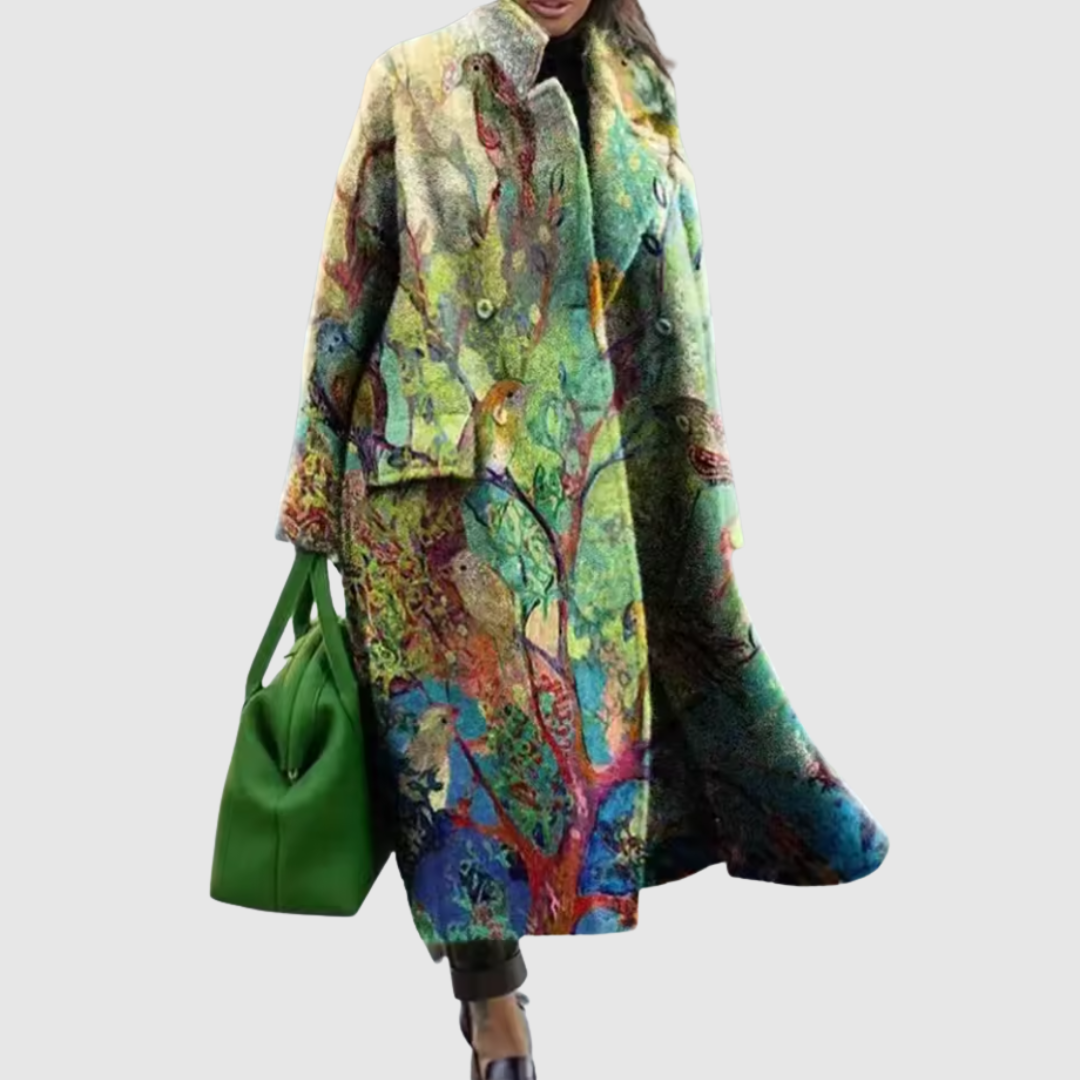 Aria | Artistic Garden Long Coat